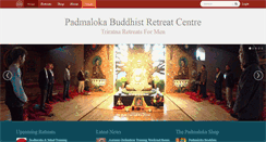 Desktop Screenshot of padmaloka.org.uk