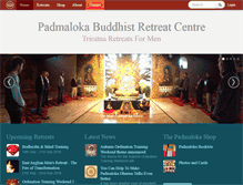 Tablet Screenshot of padmaloka.org.uk